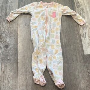 Tuffy Pastel Owl Print Kids One Piece